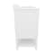 Flash Furniture Vega 36-in. Vanity w/Sink, Storage Cabinet w/Soft Close Doors, Open Shelf and 3 Drawers, White/Gold FS-VEGA36-KD-WH-GLD-GG - alternate 6